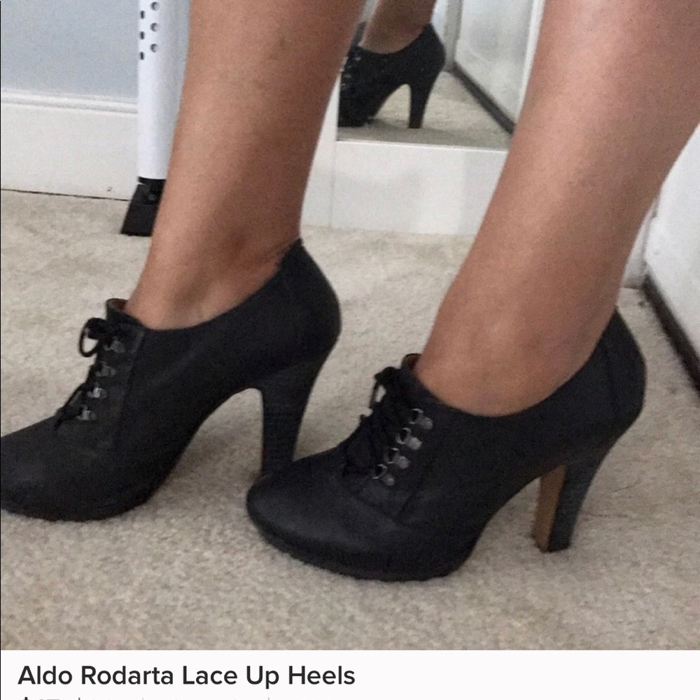 Aldo Rodarta Lace Up Heels